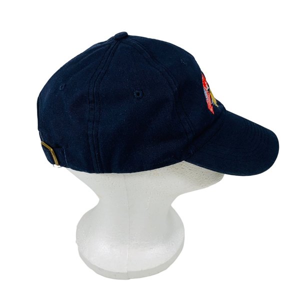 VTG AMCAP Mens D Day Flags of Allies Baseball Cap Hat  WW2 Black Vet Embroidered - Picture 3 of 11